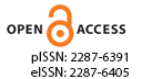 Open Access pISSN: 2287-6391 eISSN: 2287-6405